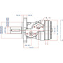 Moteur DANFOSS OMR3151516007