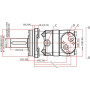 Moteur DANFOSS OMT200151B3001