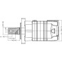 Moteur DANFOSS OMS160151F0510