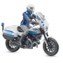 Moto de police Ducati Scrambler miniature BRUDER U62731