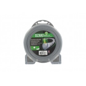 Coque fil nylon ondulé rond Diamètre 2mm OZAKI ENERGY LINE (15m)