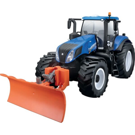 Tracteur miniature New Holland T8,320 avec chasse-neige RC 1:16 MAISTO MA82303