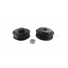 Tête fil nylon universelle TECOMEC semi-automatique. Peut accepter des diamètres de fil de 2,0mm à 3,5mm.