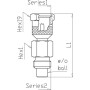 Raccord SPRADOW AD16201615B
