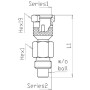 Raccord SPRADOW AD16201615B