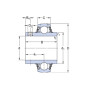 Palier SKF YAR2091112F