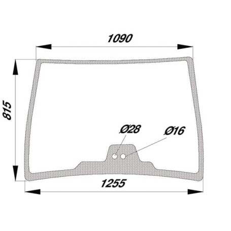 Pare-brise UNIVERSEL G716810040050N