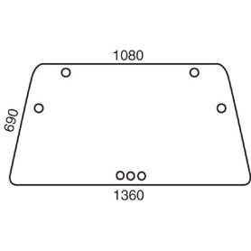 Pare-brise UNIVERSEL D7710