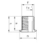 Passe-cloison ARAG 220050