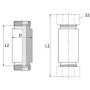 Passe-cloison à souder 15L VOSS ESV15L