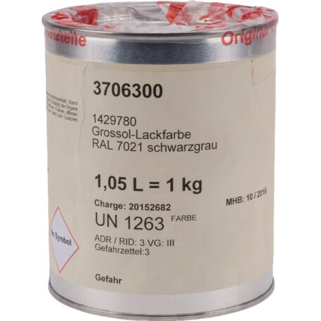 Peinture noire-grise 1L STOLL 1429780