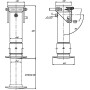 Pied béquille UNIVERSEL SP85250SET1