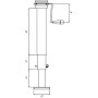 Pied béquille SIMOL STRDG7063SF