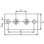 Plaque STAUFF RS9413RVS