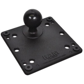 Base quadrata VESA da 75 e 100 mm sfera C/1,5" RAM RAMC246U
