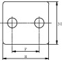 Plaque STAUFF RS9216RVS