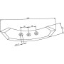 Pointe de cultivateur 480x80x12mm UNIVERSEL 444898KR