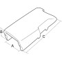 Porte-dent pour excavatrice UNIVERSEL 4046797N