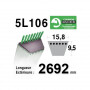 Courroie 5L1060 - 5L106 - MTD 754-0631 - 7540631 - 954-0631 - 9540631