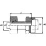 Raccord DIETZEL KOVO8L15L