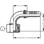 Raccord 90 degrés ALFAGOMMA PGF102490