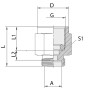 Raccord de mesure VOSS MAS12SR12