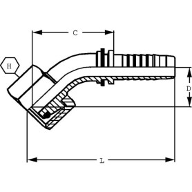 Raccord ALFAGOMMA PGSO203645AF41