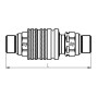 Raccord rapide FASTER CNV1634GASM
