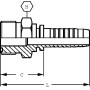 Raccord ALFAGOMMA PCV2519