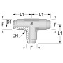 Raccord ALFAGOMMA T21