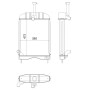 Radiateur UNIVERSEL 1660654M90N