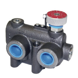 Regolat.flusso 3vie 0-47 l/min WEBTEC RV2FV2V012047