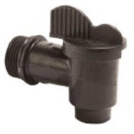 Robinet réservoir d'eau noir LOKHEN 680000005