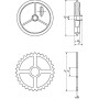 Roue RABE 80180501