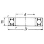 Roulement à billes NSK NWB00367