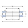 Roulement SKF 53207SKF