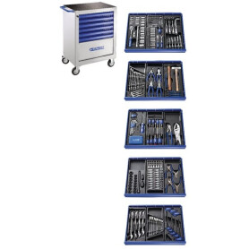 Servante d'atelier avec kit 287 outils EXPERT E220322