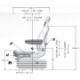 Siège à suspension pneumatique SEARS AS3045A