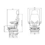Siège Actimo taille XXL GRAMMER G1249955
