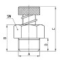 Bouchon en laiton CAMOZZI RSW38