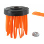 Tête plastique brosse fil nylon pour débroussailleuse UNIVERSEL