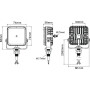 Témoin d'avertissement LED 10-30V orange UNIVERSEL LA20066