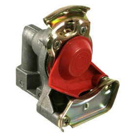 Testa accoppiamento automatica 2xM16x1.5 rossa UNIVERSALE T710510