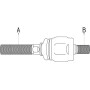 Tête de rotule SPICER DANA 7402445003