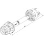 Boîtier de transmission WALTERSCHEID PWZ4801210S4S5OG