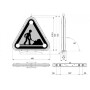 Triangle réfléchissant SACEX 2090L51200