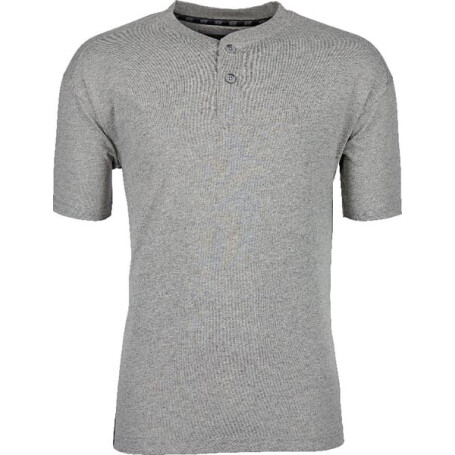 Tee-shirt boutons gris chiné 5XL UNIVERSEL KW207810066066