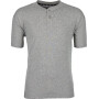 Tee-shirt boutons gris chiné M UNIVERSEL KW207810066048