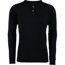 Tee-shirt ML boutons noir L UNIVERSEL KW207811001050