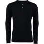 Tee-shirt ML boutons noir M UNIVERSEL KW207811001048